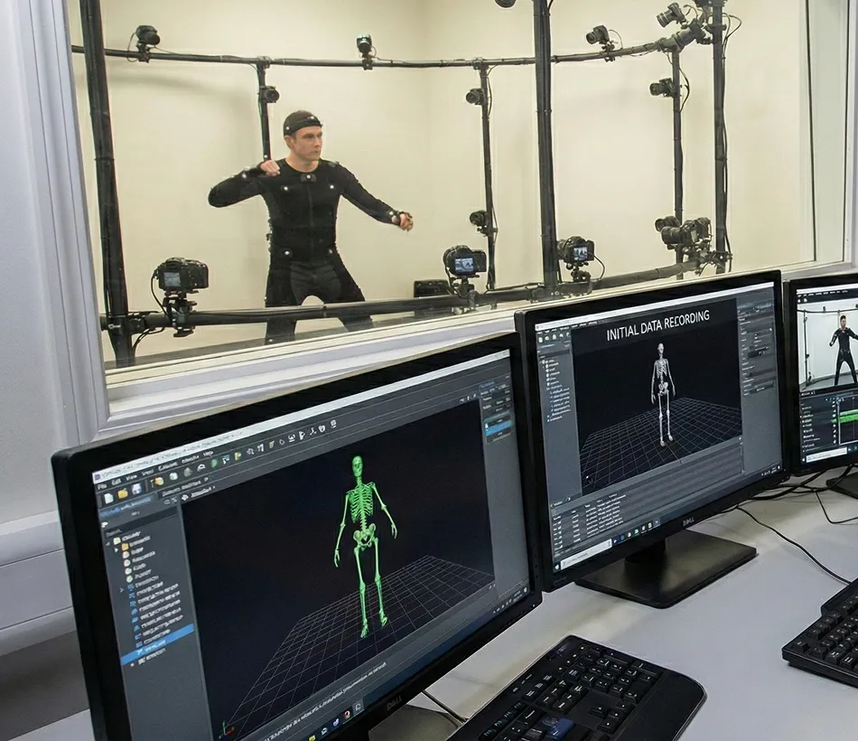モーションキャプチャー収録の様子